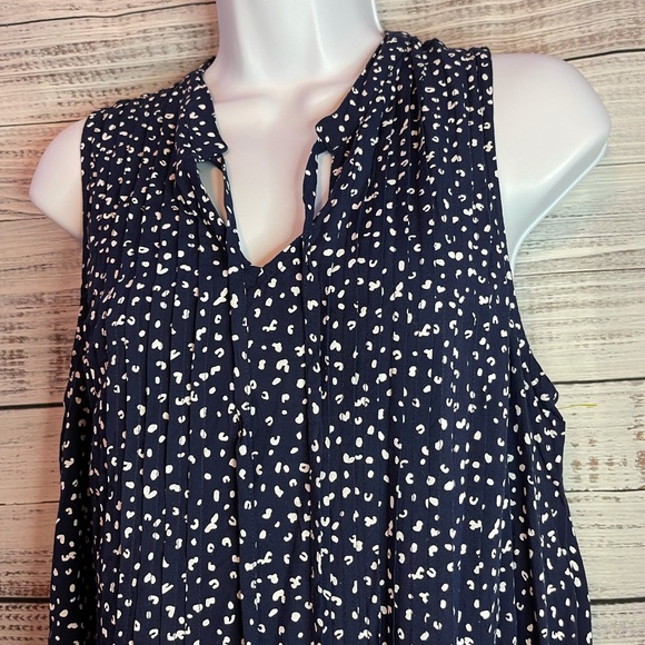 Old Navy Navy Blue Print Dress | XS - Picture 4 of 10